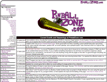 Tablet Screenshot of pinballzone.com